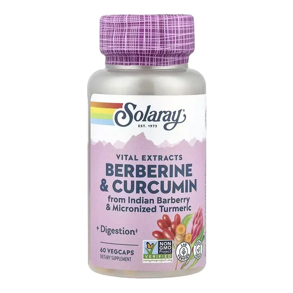 Berberine & Curcumin 600mg - 60 vcaps