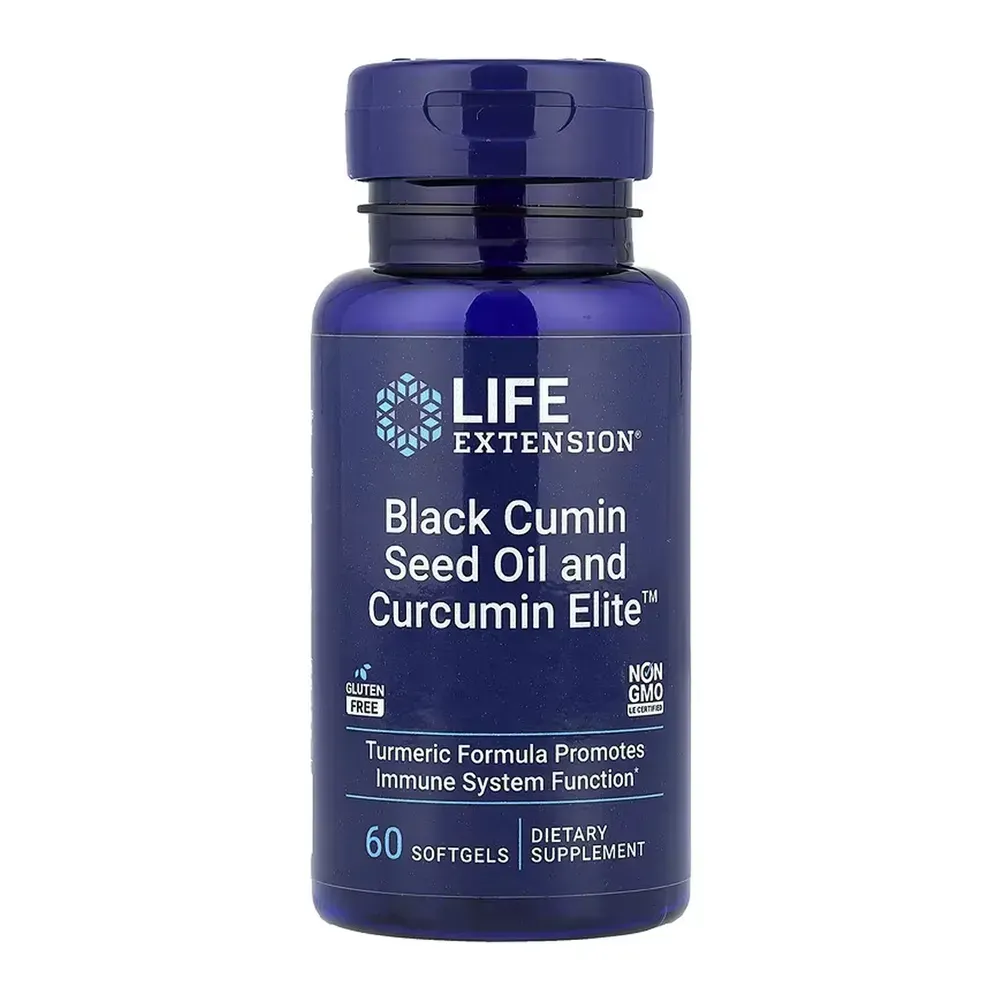 Black Cumin Seed Oil and Curcumin Elite™ - 60 softgels