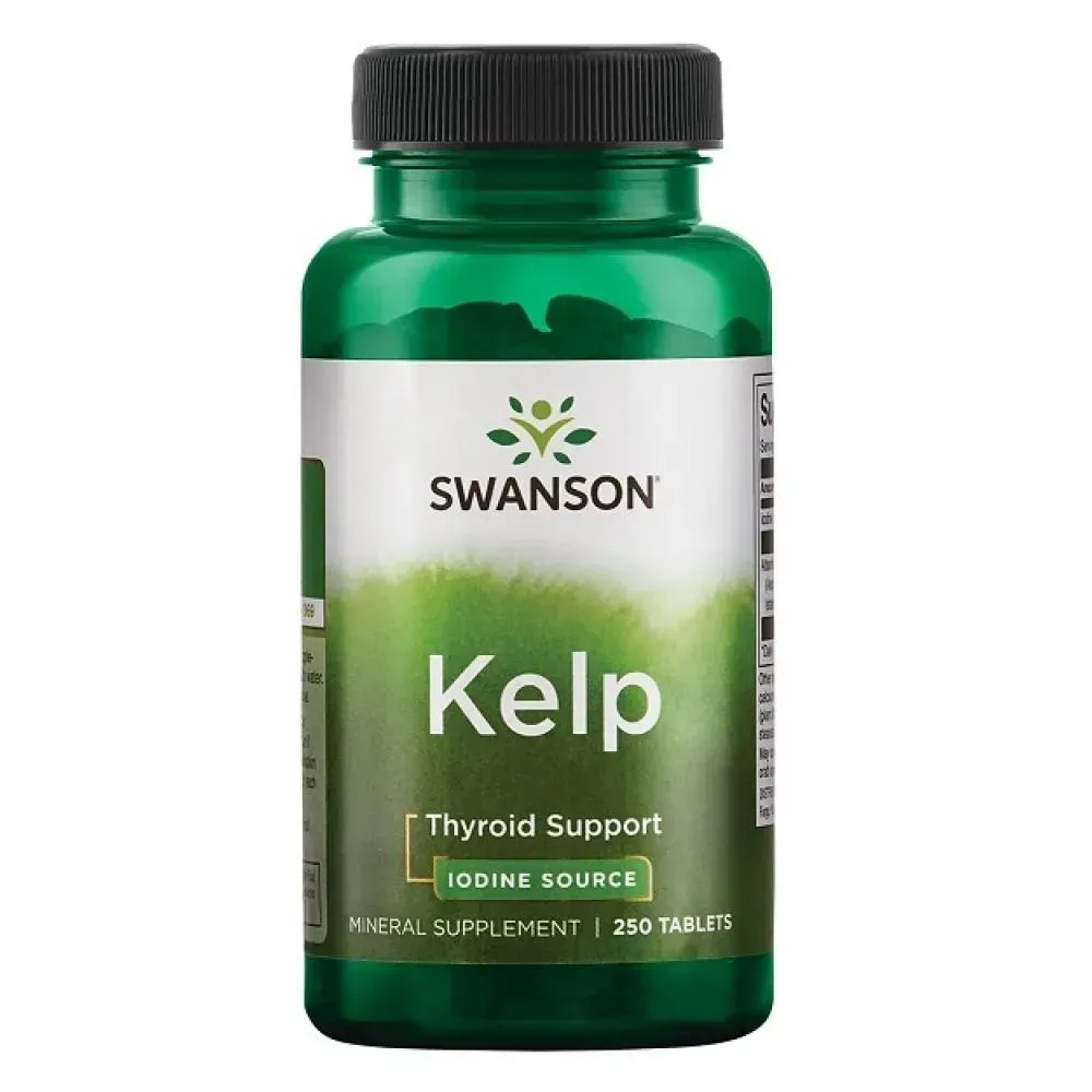 Kelp Iodine Source, 225 мкг, упаковка на 250 таблеток