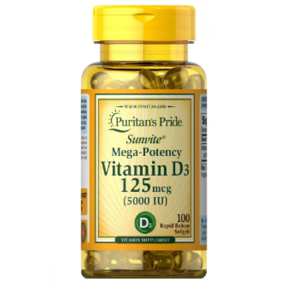 Vitamin C-1000 mg (Ester-C®) Plus Vitamin D-3; 125mcg (5000 IU) 60 Tablets