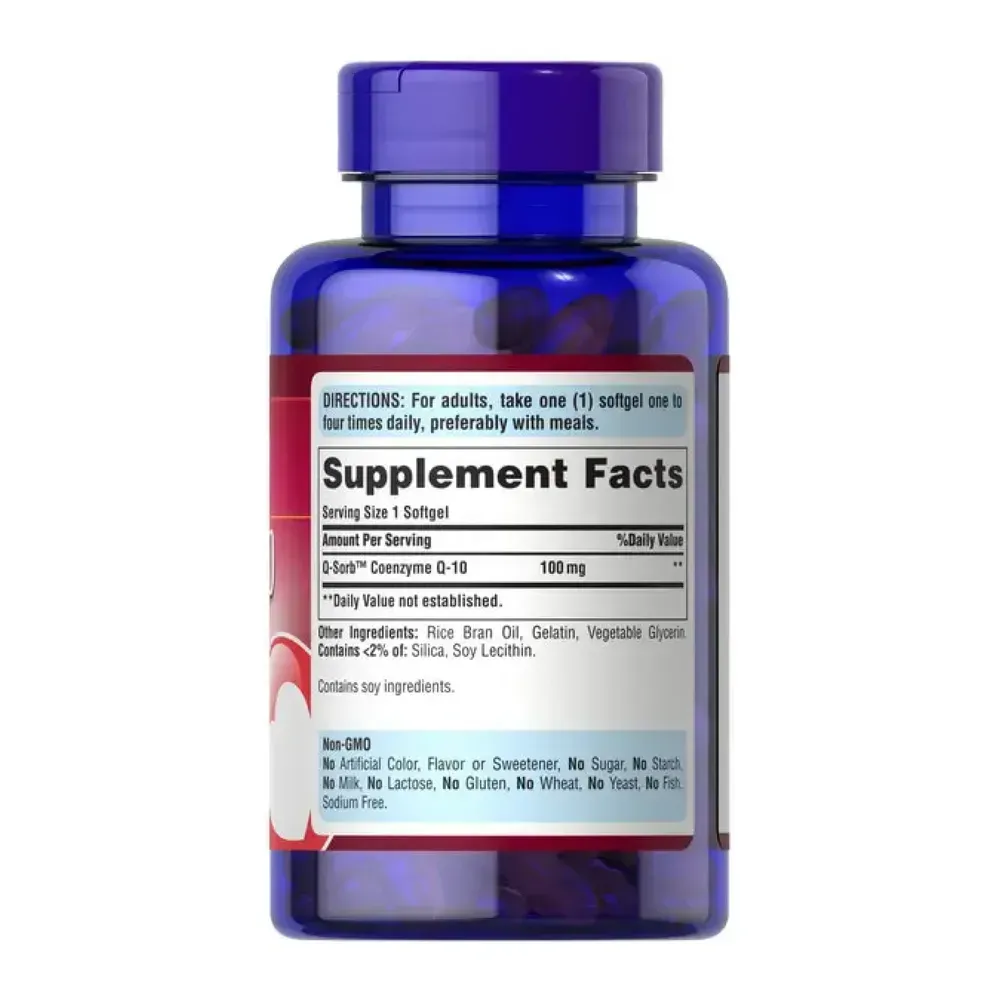 Q-SORB Co Q-10 100 mg - 240 Rapid Release Softgels