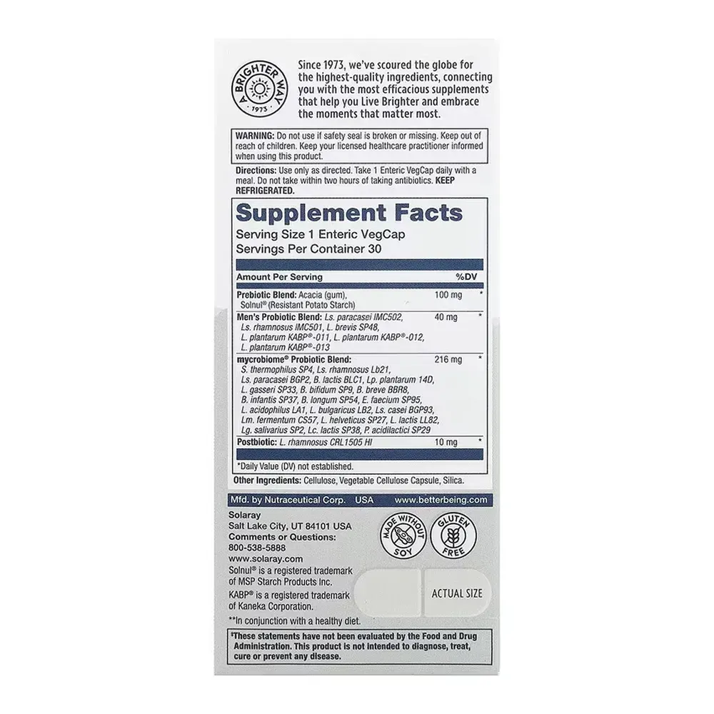 Complete Probiotic Men's - 30 vcaps