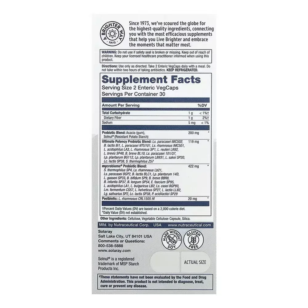 Complete Probiotic Ultimate Potency - 60 vcaps
