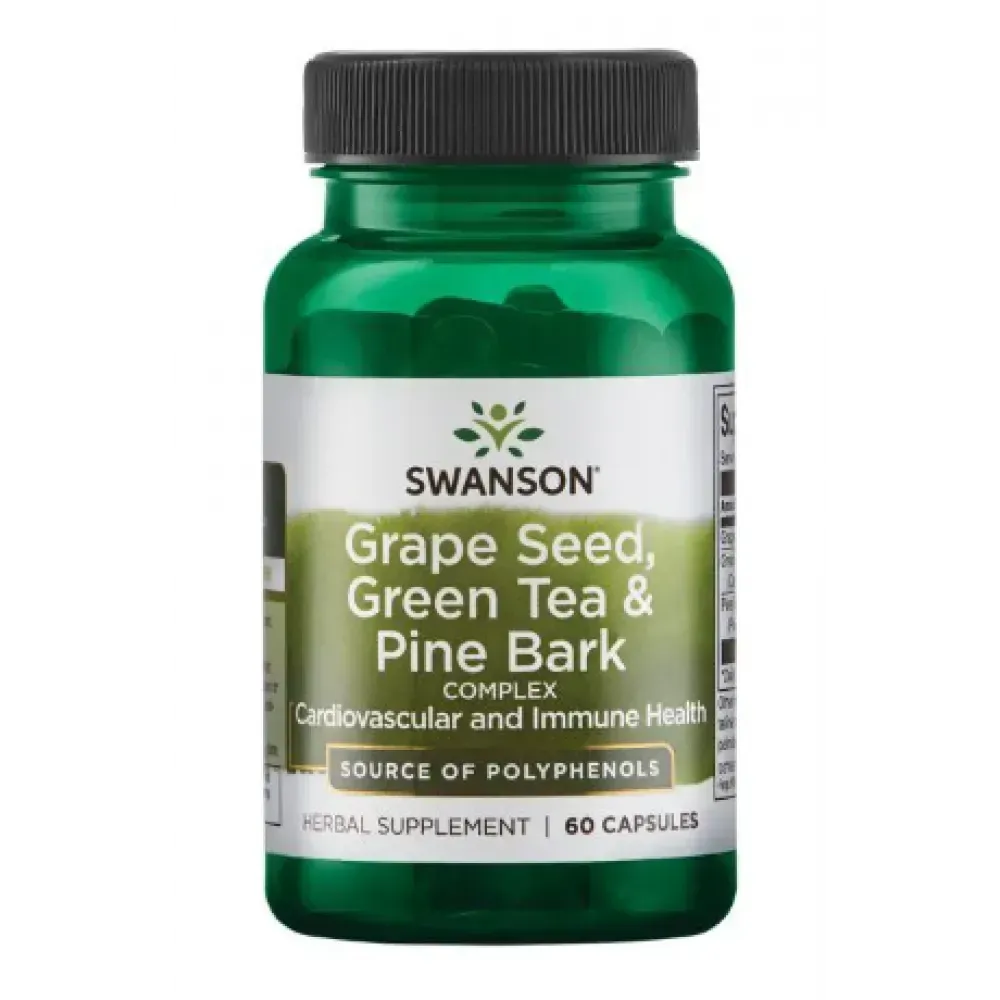 Grape Seed green tea pine bark - 60caps