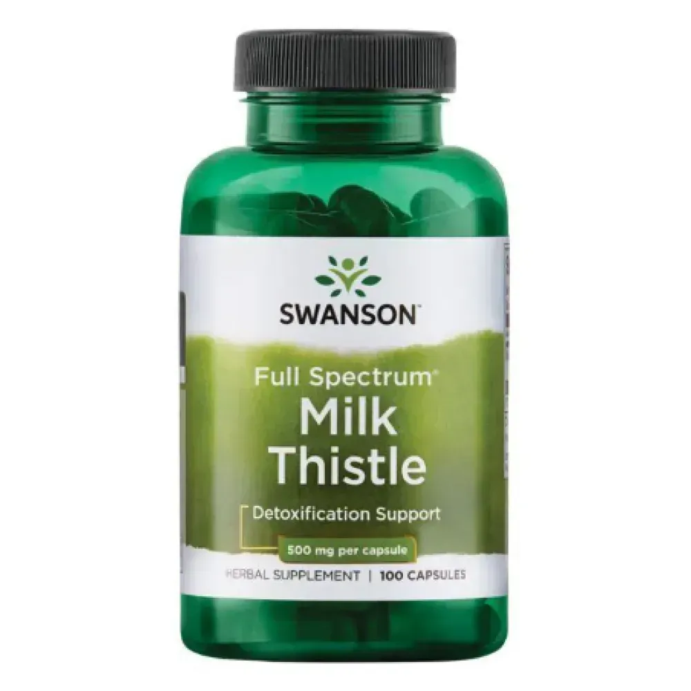 Milk Thistle, 500 мг, упаковка на 100 капсул