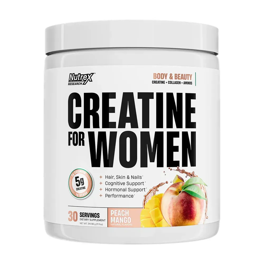 Creatine Monohydrate For Women - 30 serv Peach Mango, Персик і манго