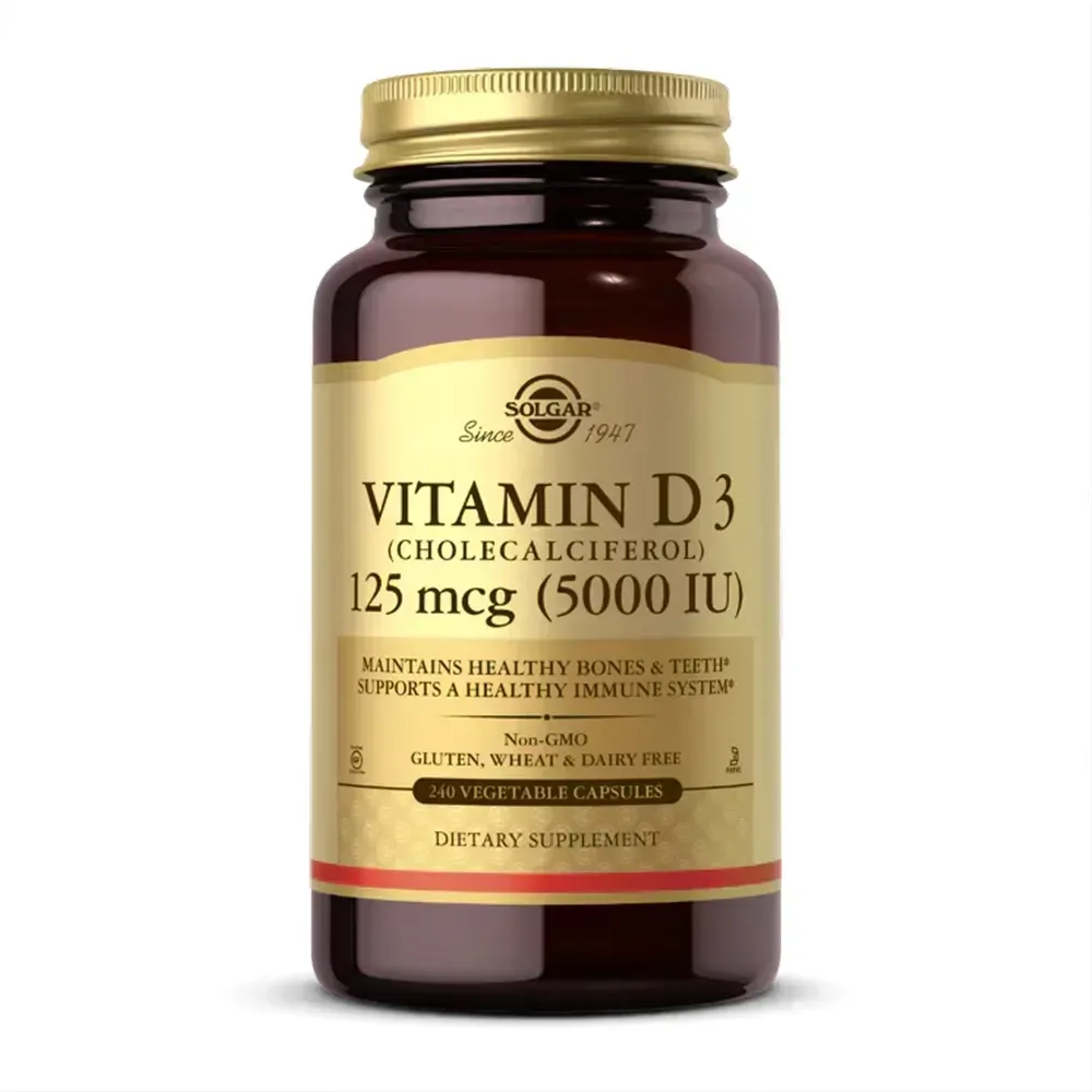 Vitamin D3 (Cholecalciferol) 125 mcg (5,000 IU) - 240 vcaps
