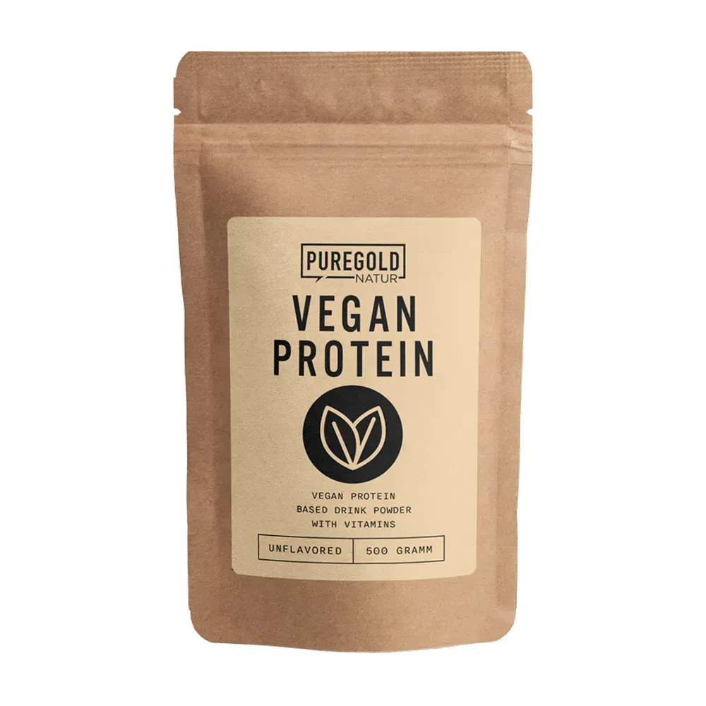 Pure Gold Vegan Protein — рослинний протеїн, 500 г — упаковка