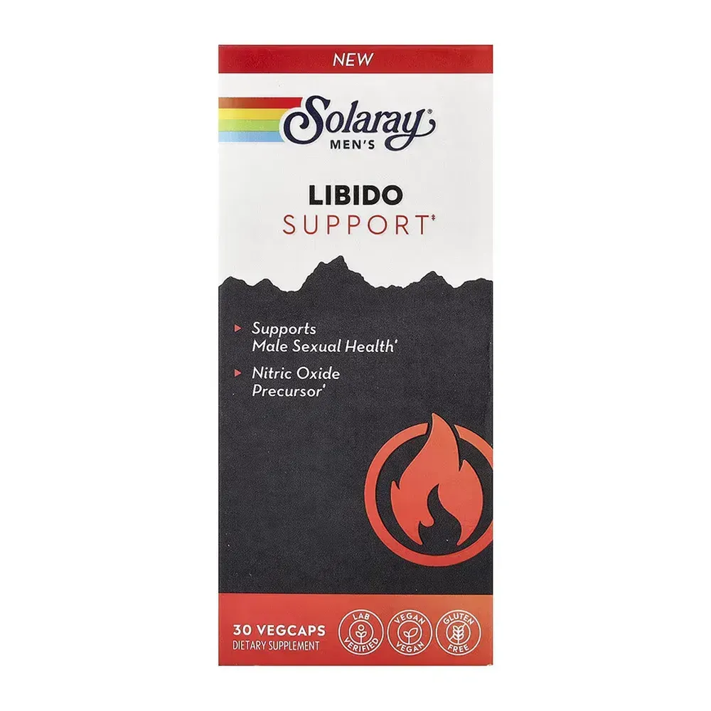 Solaray Men’s Libido Support — 30 капсул — упаковка