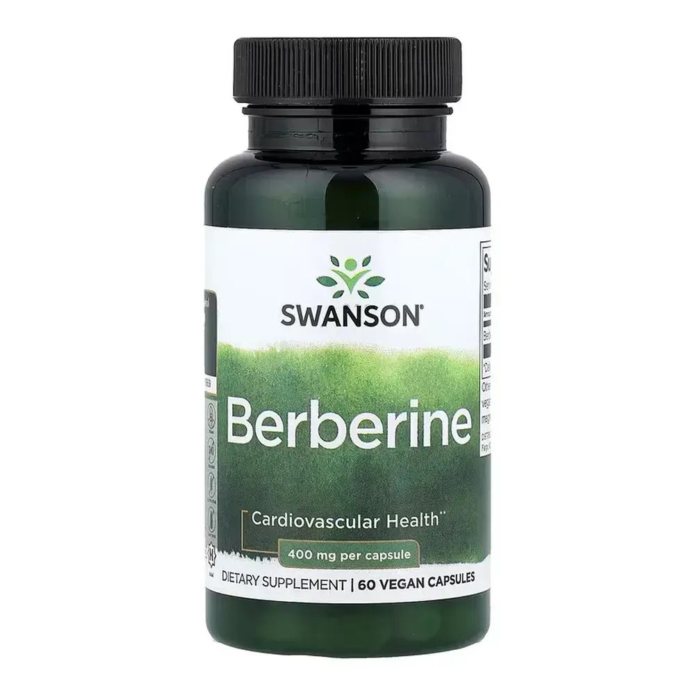 Berberine, 400 мг, упаковка на 60 капсул