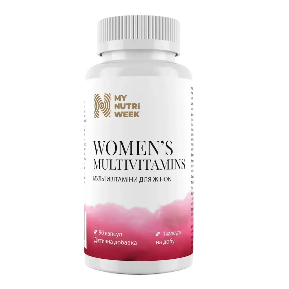 My Nutri Week Women’s Multivitamins — 90 капсул — упаковка