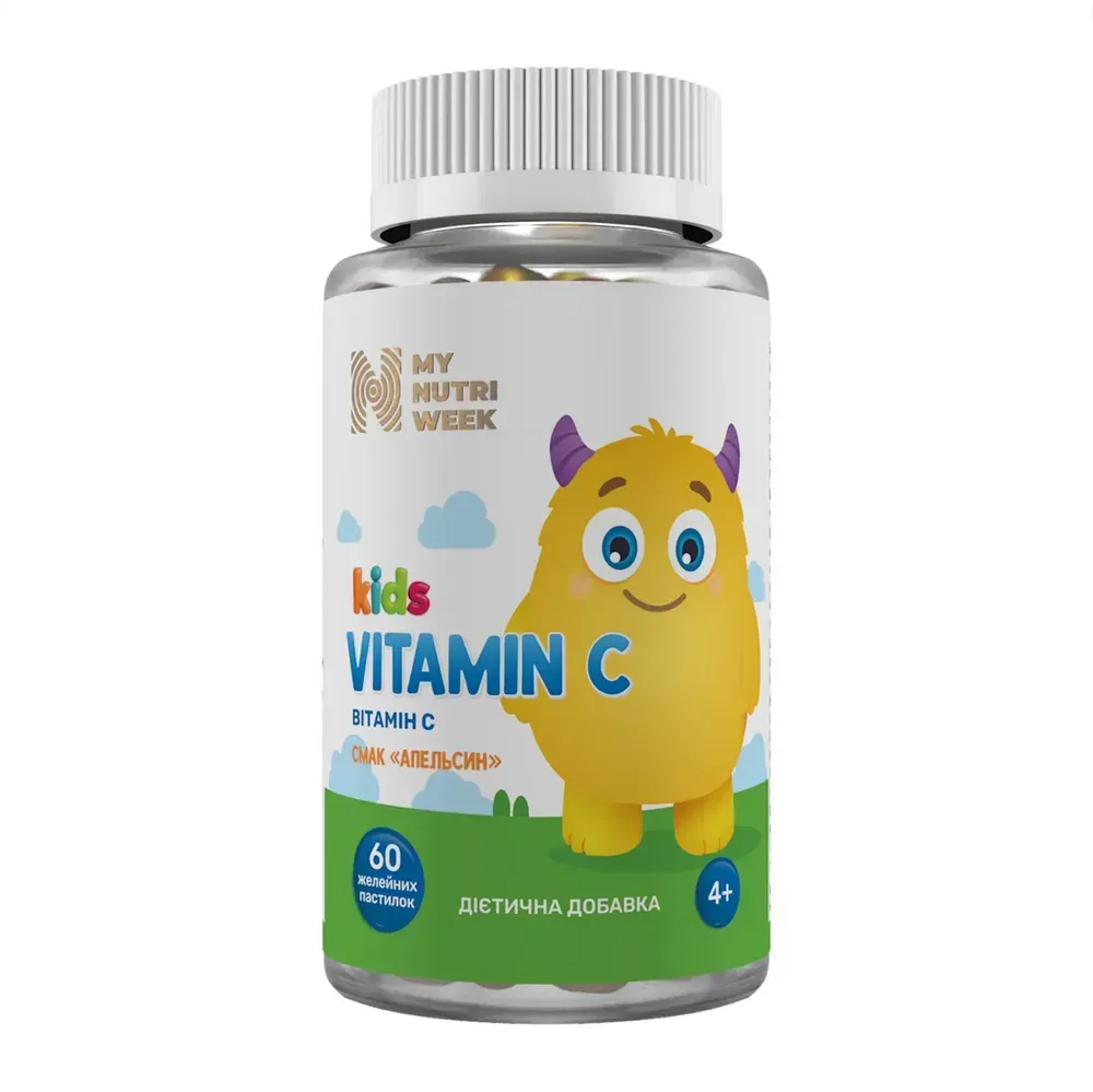 My Nutri Week Kids Vitamin C Gummies — 60 желейних пастилок — упаковка