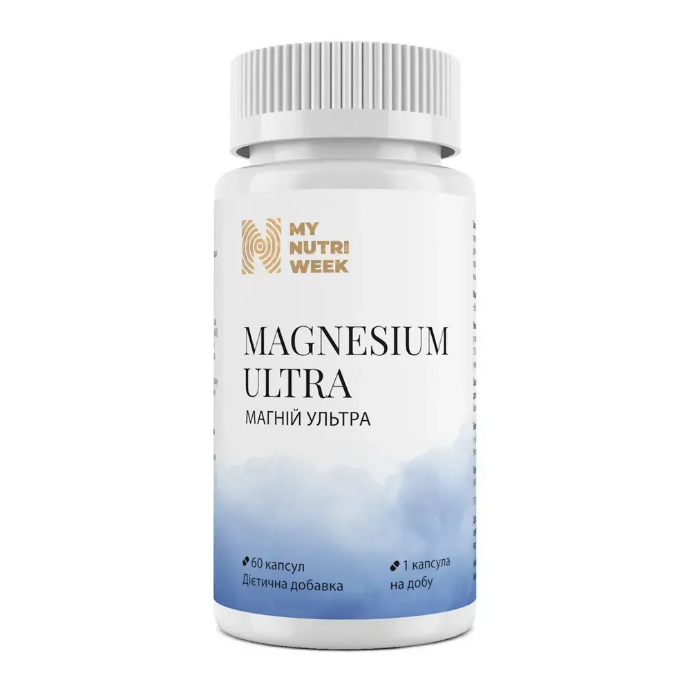 My Nutri Week Magnesium Ultra — 60 капсул — упаковка