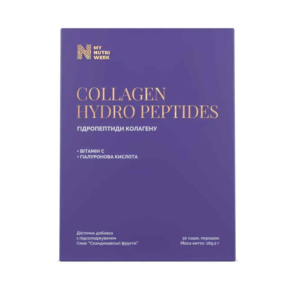 My Nutri Week Collagen Hydro Peptides — 30 саше — упаковка