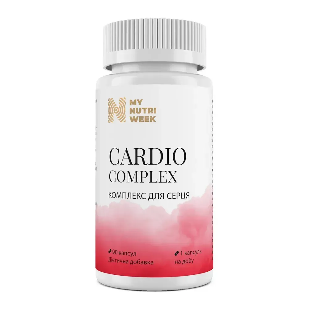 My Nutri Week Cardio Complex — 90 капсул — упаковка
