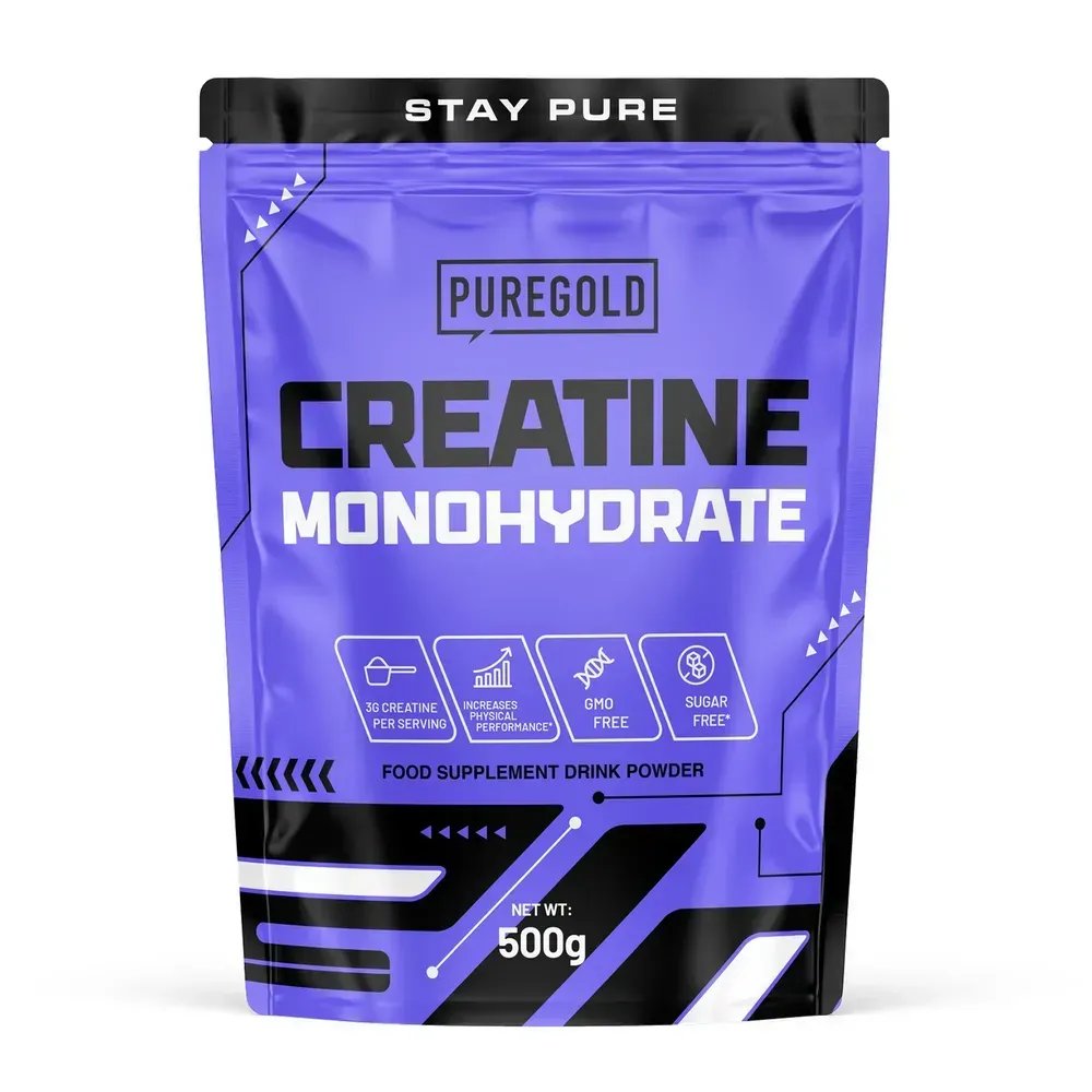 Pure Gold Creatine Monohydrate — 500 г, манго — упаковка
