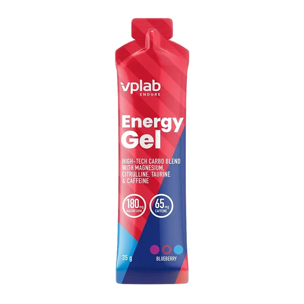 VPLab Endure Energy Gel — 20 × 35 г, чорниця — упаковка