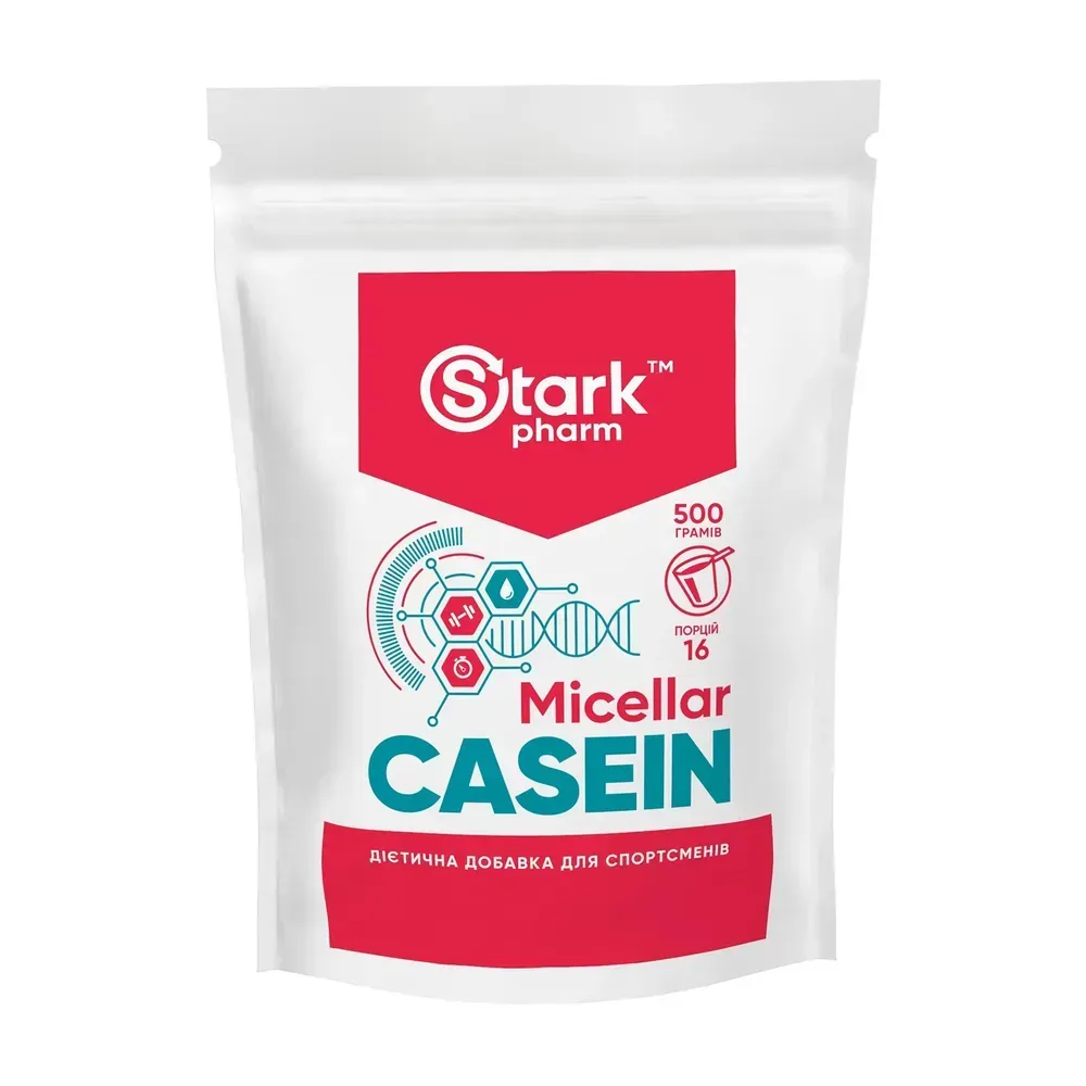 Stark Pharm Micellar Casein — 500 г, лісовий горіх — упаковка