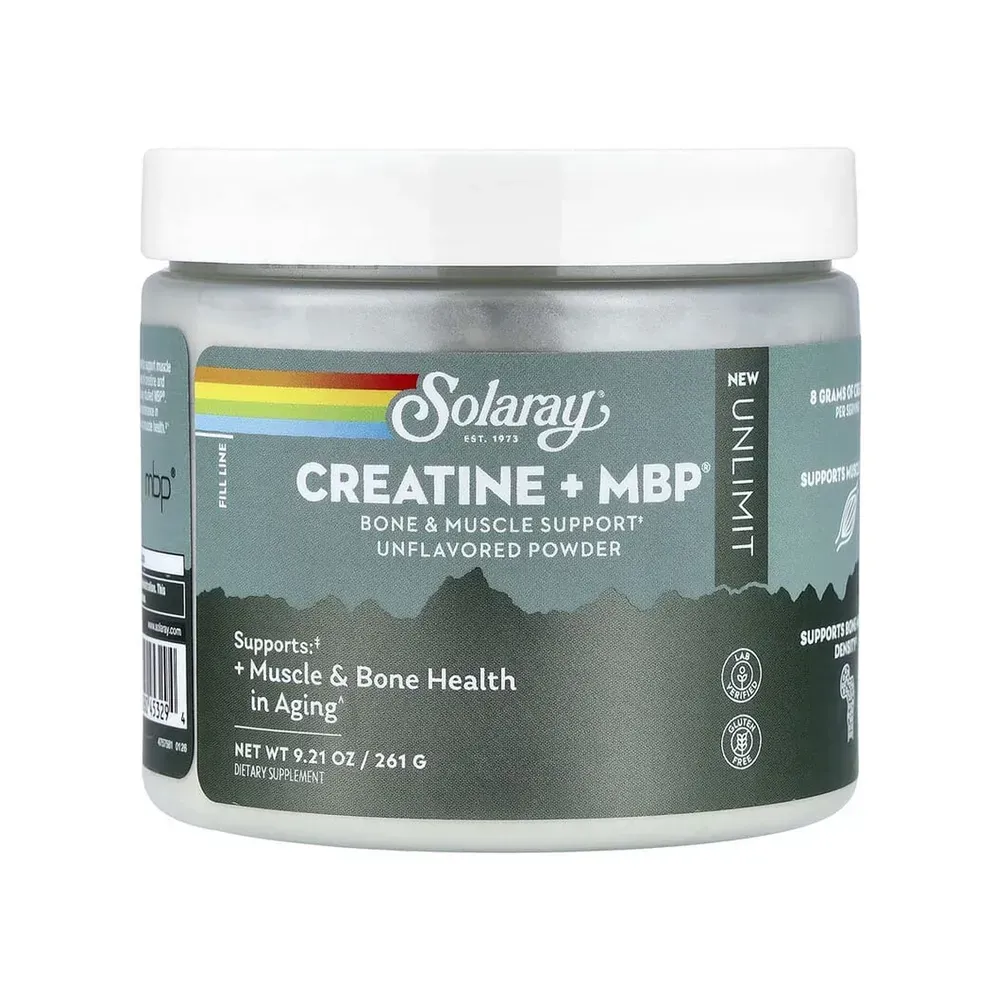 Solaray Creatine + MBP® — 261 г — упаковка