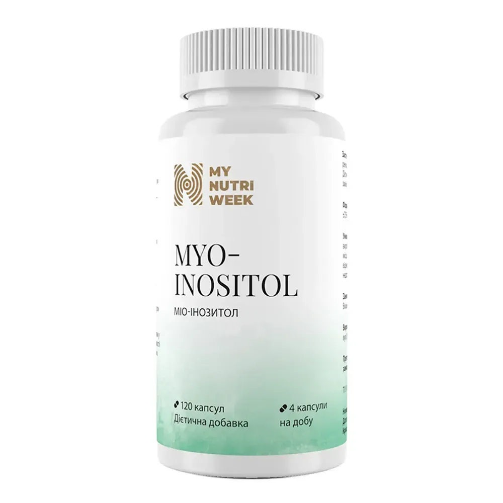 My Nutri Week Myo-Inositol — 120 капсул — упаковка