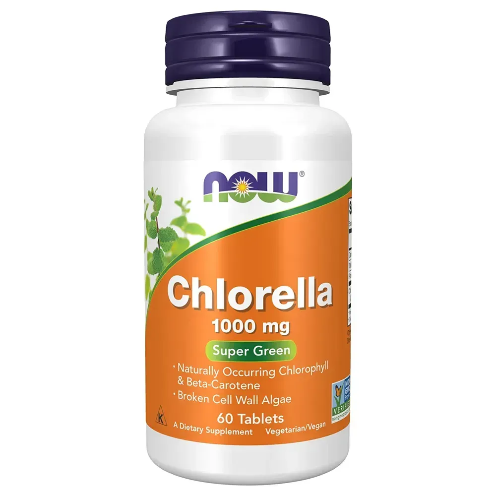 Chlorella, 1000 мг, упаковка на 60 таблеток